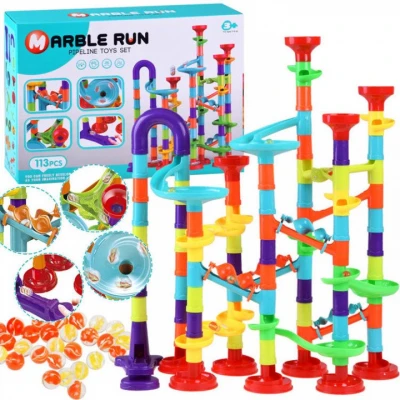 Marble Colorful Track for balls 113 el.