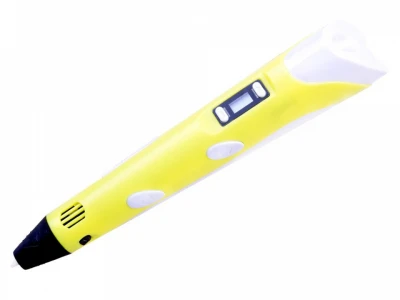 3D pildspalva burvju pildspalva 3D +uzpildes / Dzeltenā