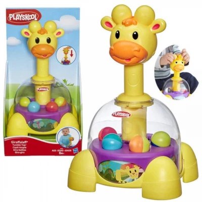 Hasbro PlaySkool Žirafes rotējošais rotaļlieta ar bumbiņām