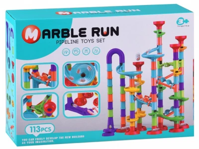 Marble Colorful Track for balls 113 el.