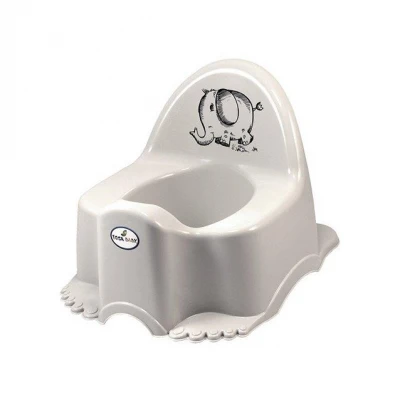 Podiņš muzikālais ECO ELEPHANT grey Tega Baby PO-057-162*