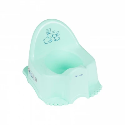 Bērnu podiņš ECO RABBITS green TegaBaby KR-007*