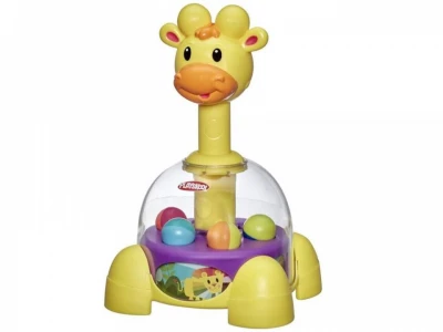 Hasbro PlaySkool Žirafes rotējošais rotaļlieta ar bumbiņām